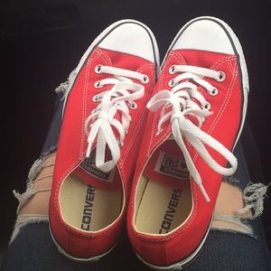 Red converse